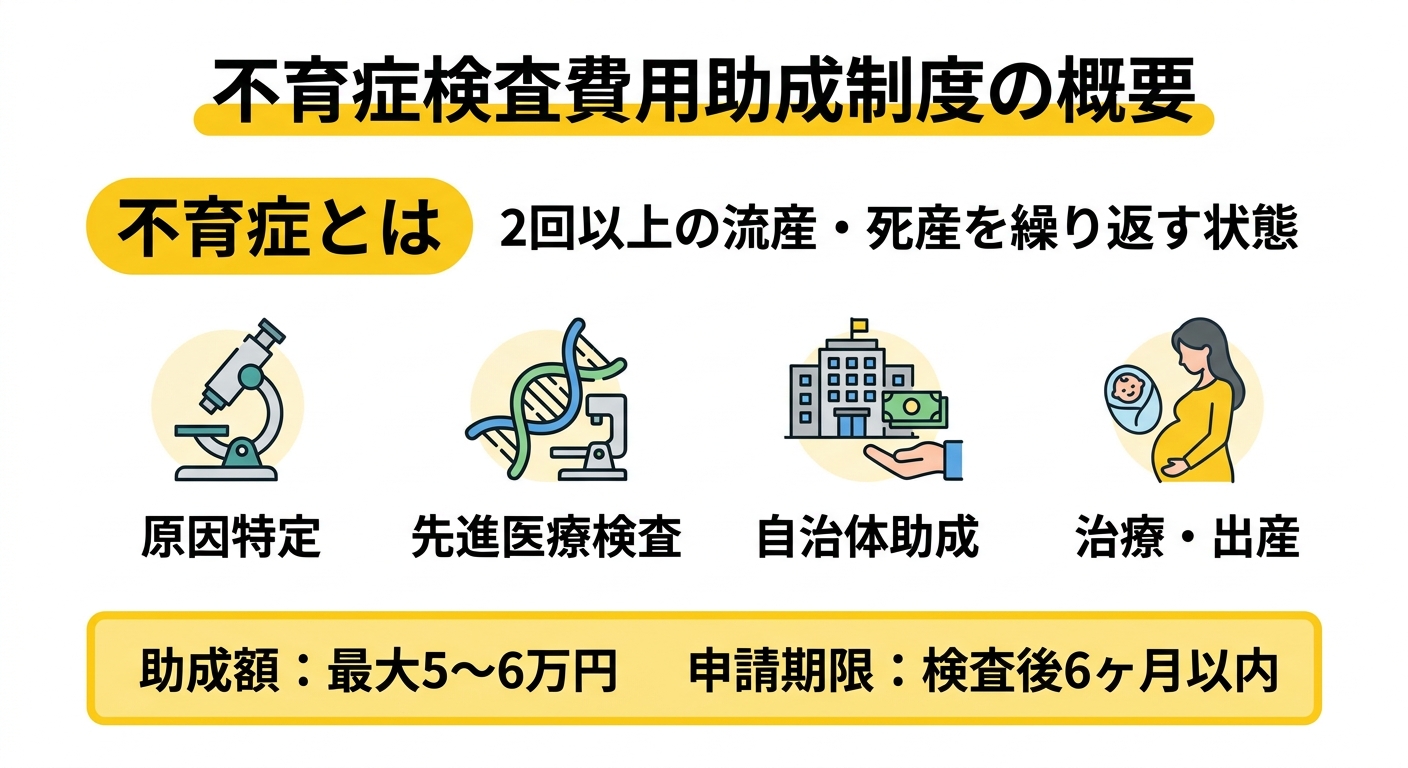 不育症の原因と検査の全体像