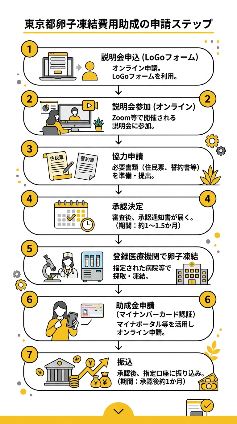 申請フロー図解