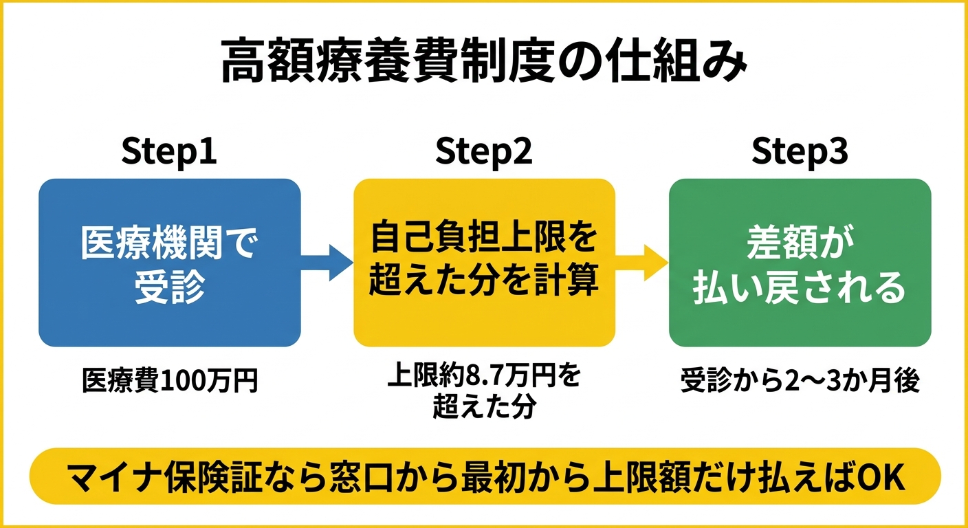 高額療養費制度の仕組み図